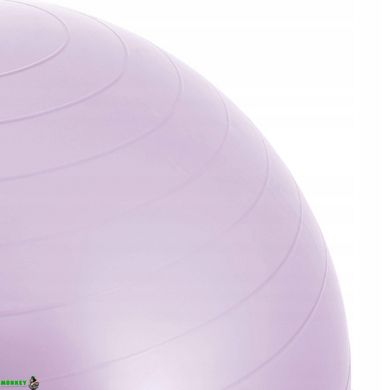 Мяч для фитнеса (фитбол) Springos 65 см Anti-Burst FB0011 Violet