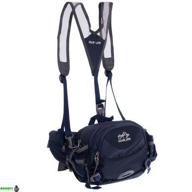 Сумка поясная COLOR Life WAIST BAG TY-5335 Фиолетовый-малиновый