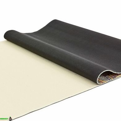 Коврик для йоги Льняной (Yoga mat) Record FI-7156-3 размер 183x61x0,3см принт Спокойствие Лотоса