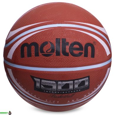 М&#39;яч баскетбольний гумовий №7 MOLTEN B7RD-1500BRW помаранчевий