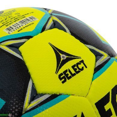 М'яч футбольний SELECT X-TURF V23 №5 жовтий-синій