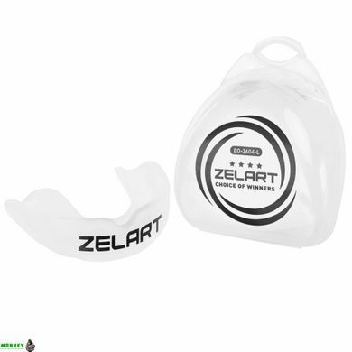 Капа боксерская одночелюстная Zelart BO-3604-L Прозрачный L