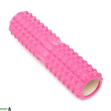 Масажний ролик Cornix EVA 45 x 14 см (валик, роллер) XR-0332 Pink