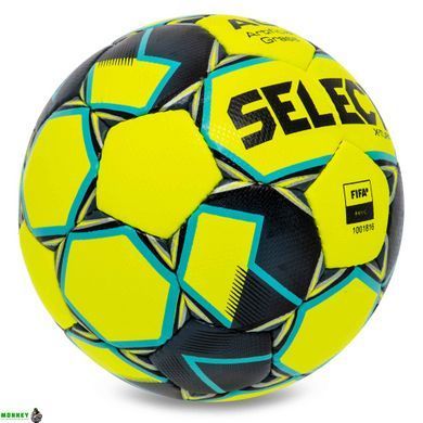 М'яч футбольний SELECT X-TURF V23 №5 жовтий-синій