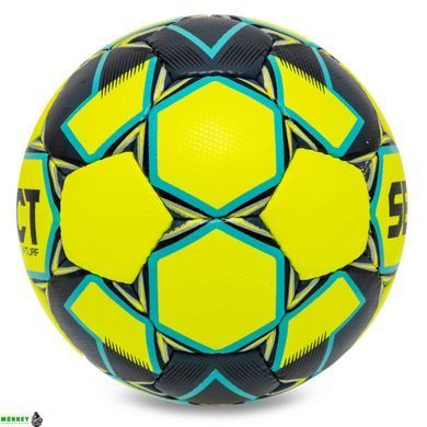 М'яч футбольний SELECT X-TURF V23 №5 жовтий-синій