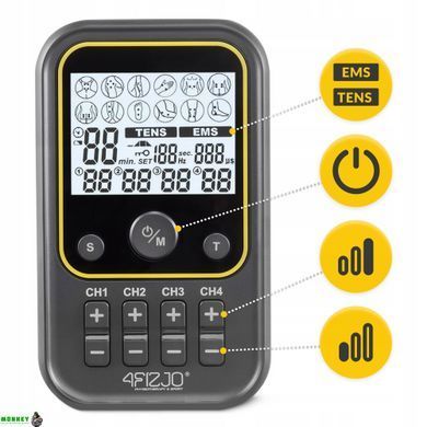 Аппарат для электростимуляции мышц 4FIZJO Combo PRO+ 2 в 1 (P-5907739317124)