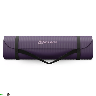 Килимок для йоги Hop-Sport HS-NB010GM NBR 1см баклажанний