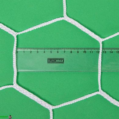 Сітка на ворота футбольні шестикутні CIMA C-7527 7,32x2,44x1,5м 2шт