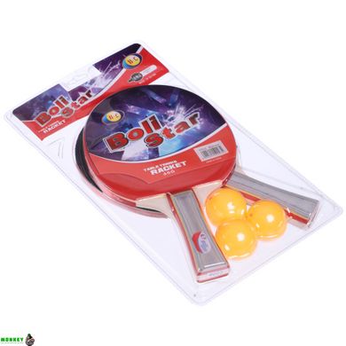 Набір для настільного тенісу Boli Star MT-9003 2 ракетки 3 м'яча