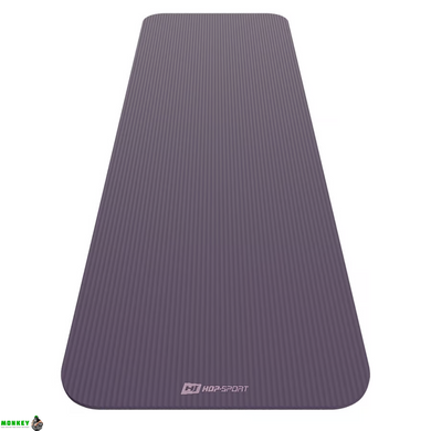 Килимок для йоги Hop-Sport HS-NB010GM NBR 1см баклажанний