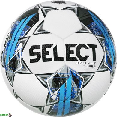 Мяч футбольный Select BRILLANT SUPER FIFA HS v22 бело-серый Уни 5