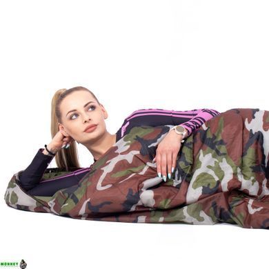 Спальний мішок (спальник) Springos 2 в 1 CS0041 +8 ...+20 &deg;C R Khaki/Green