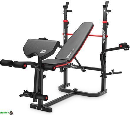 Набор Elitum Titan 68 кг со скамьей HS-1065HB Pro, штангой и гантелями