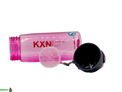 Пляшка для води CASNO 580 мл KXN-1179 Рожева