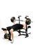 Набор Besport PowerPro 109кг с прямым грифом и скамьей WB-004