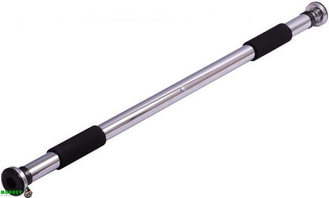 Турнік розсувний PowerPlay 4128 Pull Up Bar (60-90см.) Steel/Black