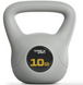 Гиря вінілова 10кг Trex Sport TX-010CKB сірий