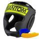 Боксерский шлем Phantom APEX Full Face Neon One Size Black/Yellow (капа в подарок)