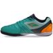 Взуття для футзалу чоловіче OWAXX A20601-1 розмір 40-45 бірюзовий-сірий-помаранчевий