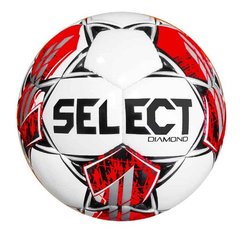 М'яч футбольний Select DIAMOND v23 біло-червоний У
