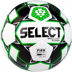 Футбольный мяч Select BRILLANT SUPER PFL белый, серый Уни 5