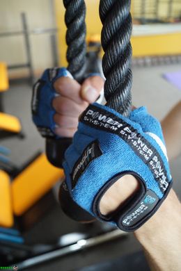 Рукавички для фітнесу і важкої атлетики Power System Workout PS-2200 Blue XXL