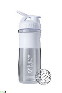 Спортивна пляшка-шейкер BlenderBottle SportMixer 28oz/820ml White (ORIGINAL)