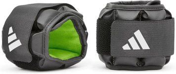 Утяжелители для лодыжки/запястья Adidas Performance Ankle черный, зеленый Уни 1.5 кг