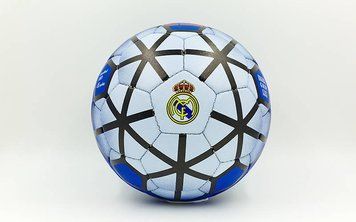 М'яч футбольний №5 Гриппі 5сл. REAL MADRID FB-0047-164 (№5, 5 сл., пошитий вручну)