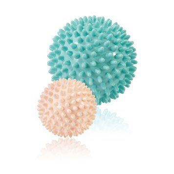 Набор массажных мячиков 2 шт LiveUp MASSAGE BALL LS3302-bp