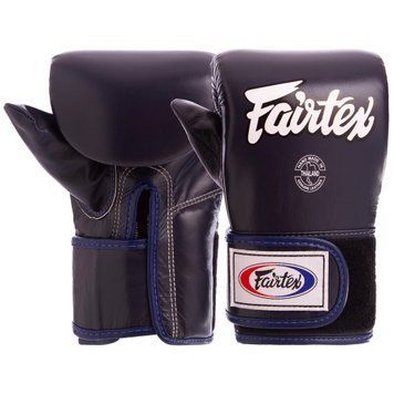 Снарядні рукавички шкіряні FAIRTEX TGT7 Синій розмір M