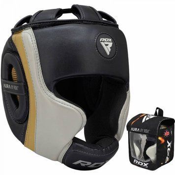 Боксерський шолом RDX Aura Golden XL