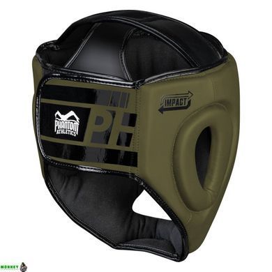 Боксерский шлем Phantom APEX Full Face Army Green (капа в подарок)