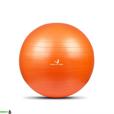 Мяч для Фитнеса (Фитбол) 55см Way4you Оранжевый