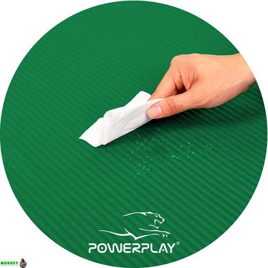 Килимок для йоги та фітнесу PowerPlay 4151 NBR 183*61*1.5 см Зелений