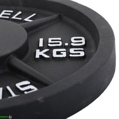 Блины (диски) стальные d-51мм SP-Sport SC-80103-35LB 15,8кг серый