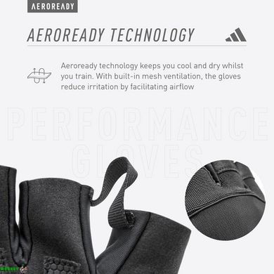 Перчатки для тренинга Adidas Performance Gloves черный Уни XL