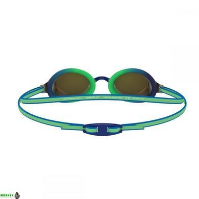 Окуляри для плавання Speedo VENGEANCE MIR GOG JU зелений, золотий Діт OSFM