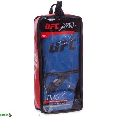 Рукавички боксерські UFC PRO Fitness UHK-75036 Синій 14 унцій синій