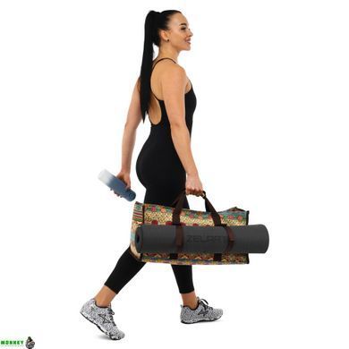Сумка для фітнесу та йоги SP-Sport DoYourYoga Yoga bag FI-6971-3 бежевий-блакитний