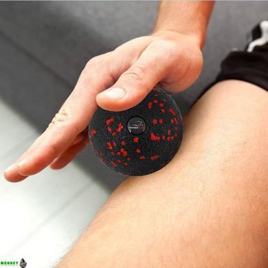 Масажний набір PowerPlay PP_4015 EPP Foam Roller Set&nbsp;4in1 (2-ва роли + 2-ва м'ячі)&nbsp;Чорно-червоний