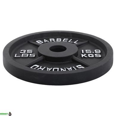 Блины (диски) стальные d-51мм SP-Sport SC-80103-35LB 15,8кг серый