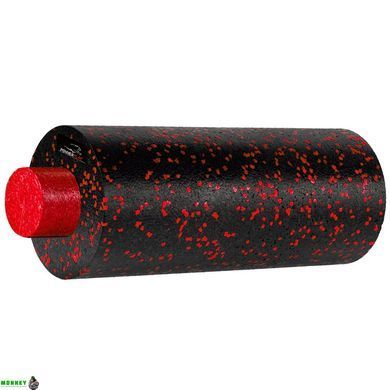 Масажний набір PowerPlay PP_4015 EPP Foam Roller Set&nbsp;4in1 (2-ва роли + 2-ва м'ячі)&nbsp;Чорно-червоний
