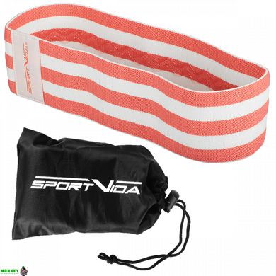 Резинка для фитнеса и спорта тканевая SportVida Hip Band Size M SV-HK0252