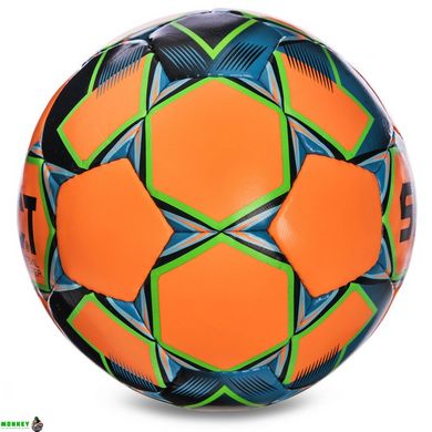 Мяч для футзала SELECT FUTSAL SUPER FIFA №4 оранжевый-зеленый-синий