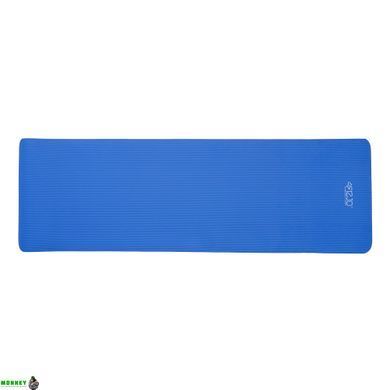 Коврик для йоги и фитнеса 4FIZJO 180x60x1,5 см NBR Blue (P-5907222931035) синий