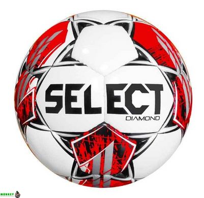 Мяч футбольный Select DIAMOND v23 бело-красный