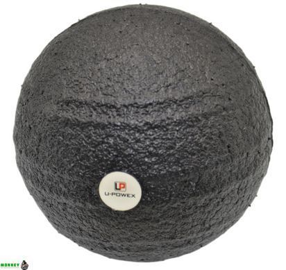 Массажный мяч U-POWEX Epp foam ball (d8cm.) Black