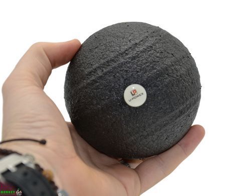 Массажный мяч U-POWEX Epp foam ball (d8cm.) Black