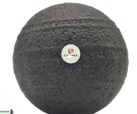 Массажный мяч U-POWEX Epp foam ball (d8cm.) Black